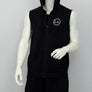 SLEEVELESS FULL ZIP POCKETED HOODY