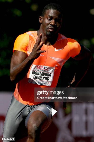 Monzavous Rae Edwards sprinting